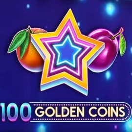100 Golden Coins logo by Amusnet Interactive at Scored Casino