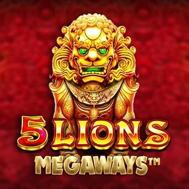 5 Lions Megaways logo by Pragmatic Play at Scored Casino