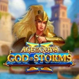 Age Of The Gods: God Of Storms 2 logo – Slots by Playtech at Scored Casino