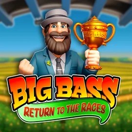 Big Bass Return to the Races slot visual from Pragmatic Play available on scoredcasinoo.eu