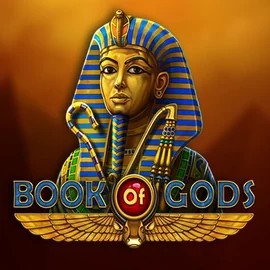 Book of Gods slot logo by BF Games at Scored Casino