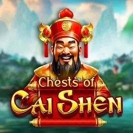 Chests of Cai Shen logo by Pragmatic Play at Scored Casino