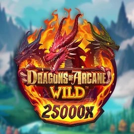 Dragons of Arcane Wild online game logo by Foxium on scoredcasinoo.eu