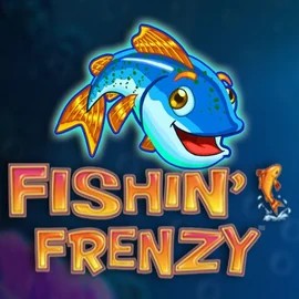 Fishin Frenzy online game logo by Blueprint Gaming on scoredcasinoo.eu