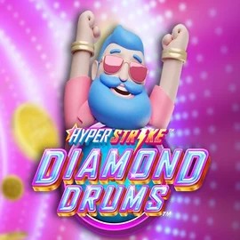 Hyper Strike Diamond Drums logo by Gameburger Studios Scored Casino