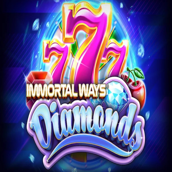 Immortal Ways Diamonds slot logo by RubyPlay at Scored Casino