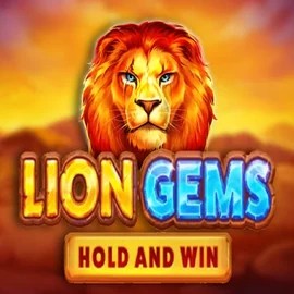 Official Slots logo: Lion Gems Hold and Win by Playson at Scored Casino