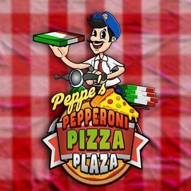 Official Slots logo: Peppe’s Pepperoni Pizza Plaza by Pragmatic Play at Scored Casino