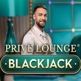 Privé Lounge Blackjack online game logo by Pragmatic Play on scoredcasinoo.eu