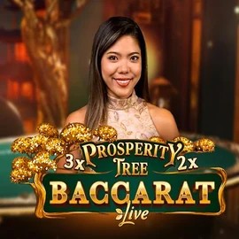 Prosperity Tree Baccarat logo by Evolution at Scored Casino