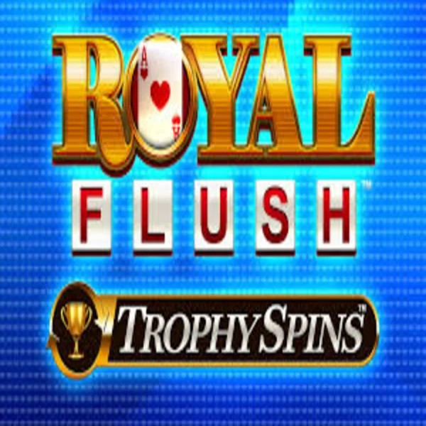 Royal Flush Trophy Spins by Greentube, showcased at scoredcasinoo.eu – game logo