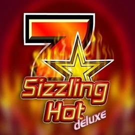 Sizzling Hot Deluxe by Novomatic, showcased at scoredcasinoo.eu – game logo