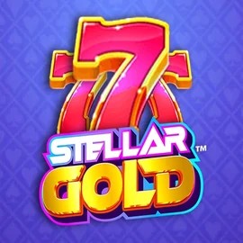 Stellar Gold online game logo by Snowborn Games on scoredcasinoo.eu