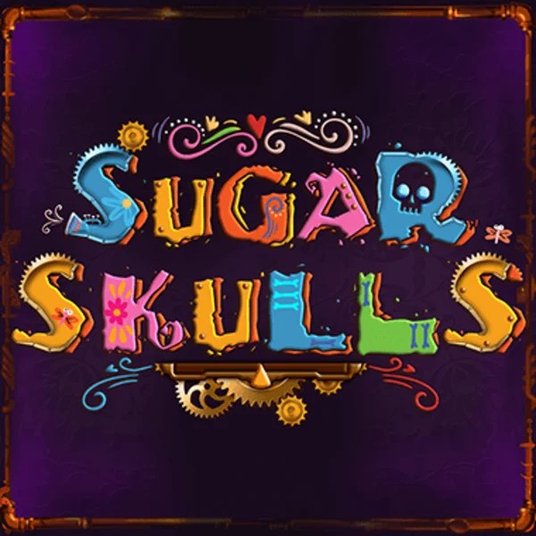 Sugar Skulls logo by Booming Games Scored Casino