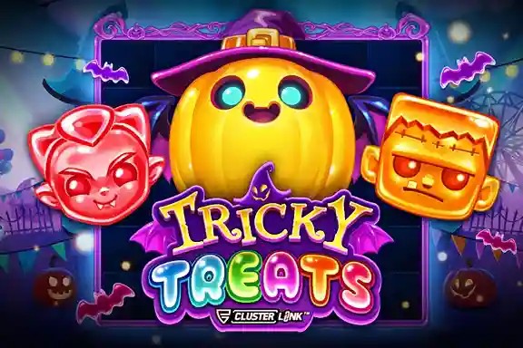 Tricky Treats logo – Slots by Push Gaming at Scored Casino