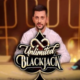 Unlimited Blackjack logo – Live Casino by Ezugi at Scored Casino