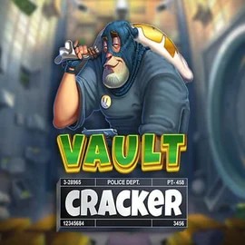 Vault Cracker slot logo by Red Tiger Gaming at Scored Casino