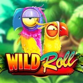 Wild Roll slot logo by Playtech at Scored Casino
